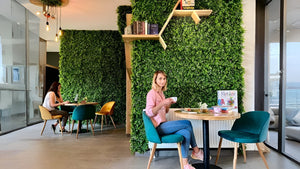 Green Artificial Plant Deco UV Protective 100cm x 100cm
