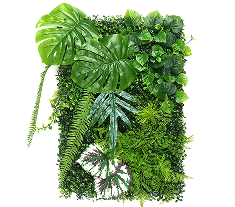 Tropisch grüne Wanddeko für den Innenbereich 40*60 cm