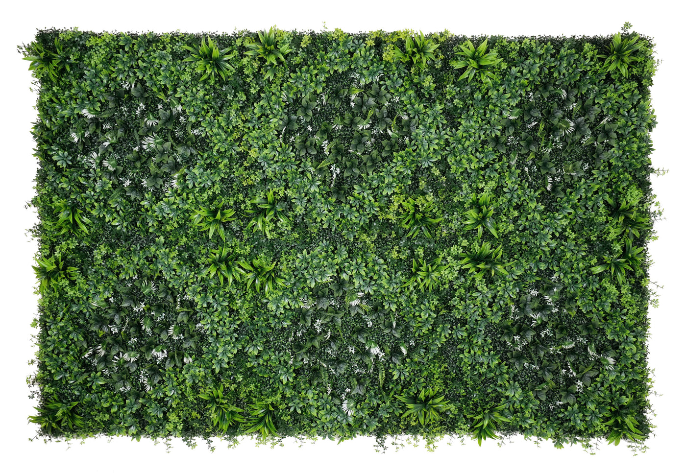 40" Emerald Nest: Artificial UV Protected Wall Panels 3D Mixed Plant Wall Hedge Decor For Home