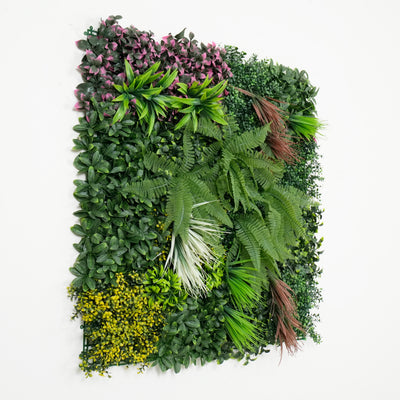 40" Rainforest Tapestry: Artificial UV Protected Wall Panels 3D Mixed Plant Wall Hedge Decor For Home