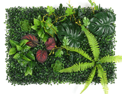 Tropisch grüne Wanddeko für den Innenbereich 40*60 cm