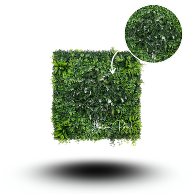 40" Emerald Nest: Artificial UV Protected Wall Panels 3D Mixed Plant Wall Hedge Decor For Home