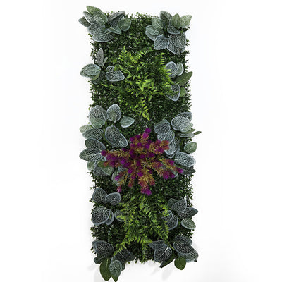 40x120CM Green Artificial Plant Fittonia Wall