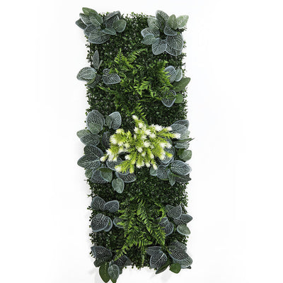 40x120CM Green Artificial Plant Fittonia Wall