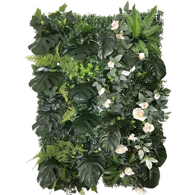 40x120CM Green Artificial Plant Fittonia Wall