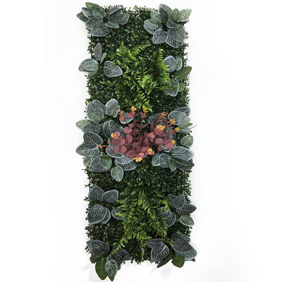 40x120CM Green Artificial Plant Fittonia Wall