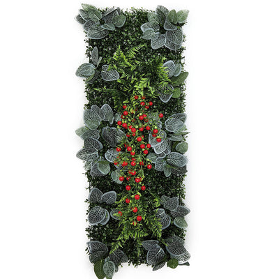 40x120CM Green Artificial Plant Fittonia Wall