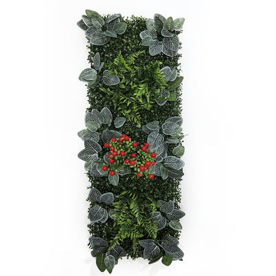 40x120CM Green Artificial Plant Fittonia Wall