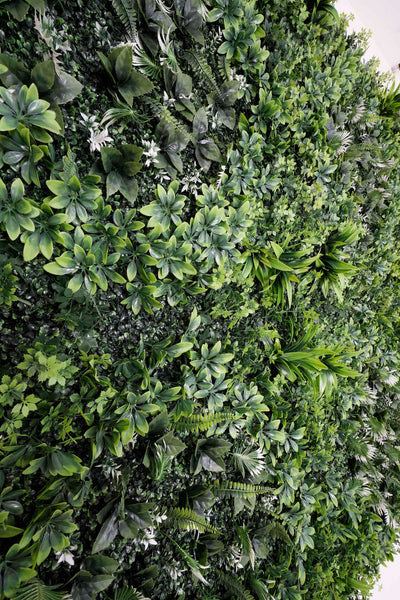 40" Emerald Nest: Artificial UV Protected Wall Panels 3D Mixed Plant Wall Hedge Decor For Home