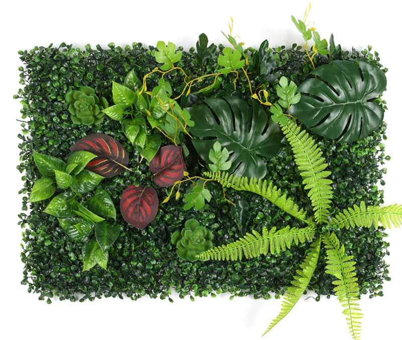 Tropisch grüne Wanddeko für den Innenbereich 40*60 cm