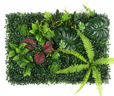 Tropisch grüne Wanddeko für den Innenbereich 40*60 cm