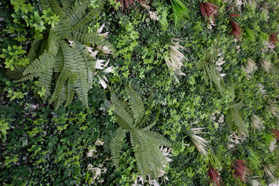 40" Tropical Mirage: Artificial UV Protected Wall Panels 3D Mixed Plant Wall Hedge Decor For Home